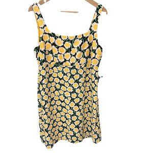 Diane Von Furstenberg Women Cottagecore Floral Shift Dress Size 12 Spring Resort